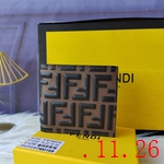 フェンディ風財布コピー 045 牛革+PVC素材